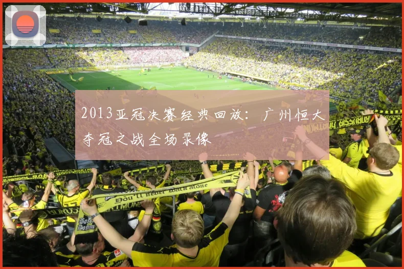 2013亚冠决赛经典回放：广州恒大夺冠之战全场录像